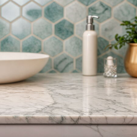 Waschtisch aus Carrara Marmor